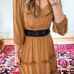 NEW Belle Poque Women Vintage Faux Leather Belt Sz SM